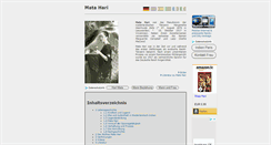 Desktop Screenshot of mata-hari.com